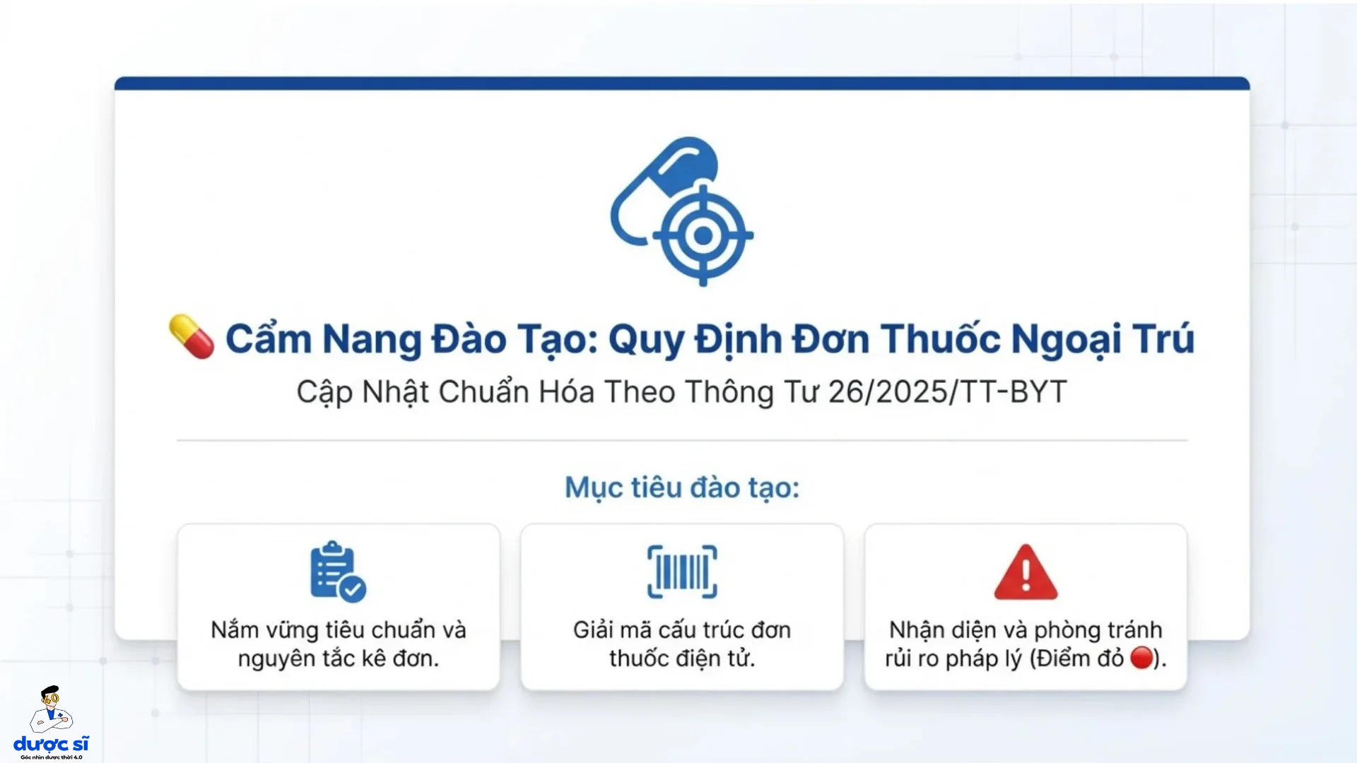 Thông tư 26/2025/TT-BYT – Quy định về đơn thuốc và việc kê đơn thuốc hóa dược, sinh phẩm trong điều trị ngoại trú tại cơ sở khám bệnh, chữa bệnh