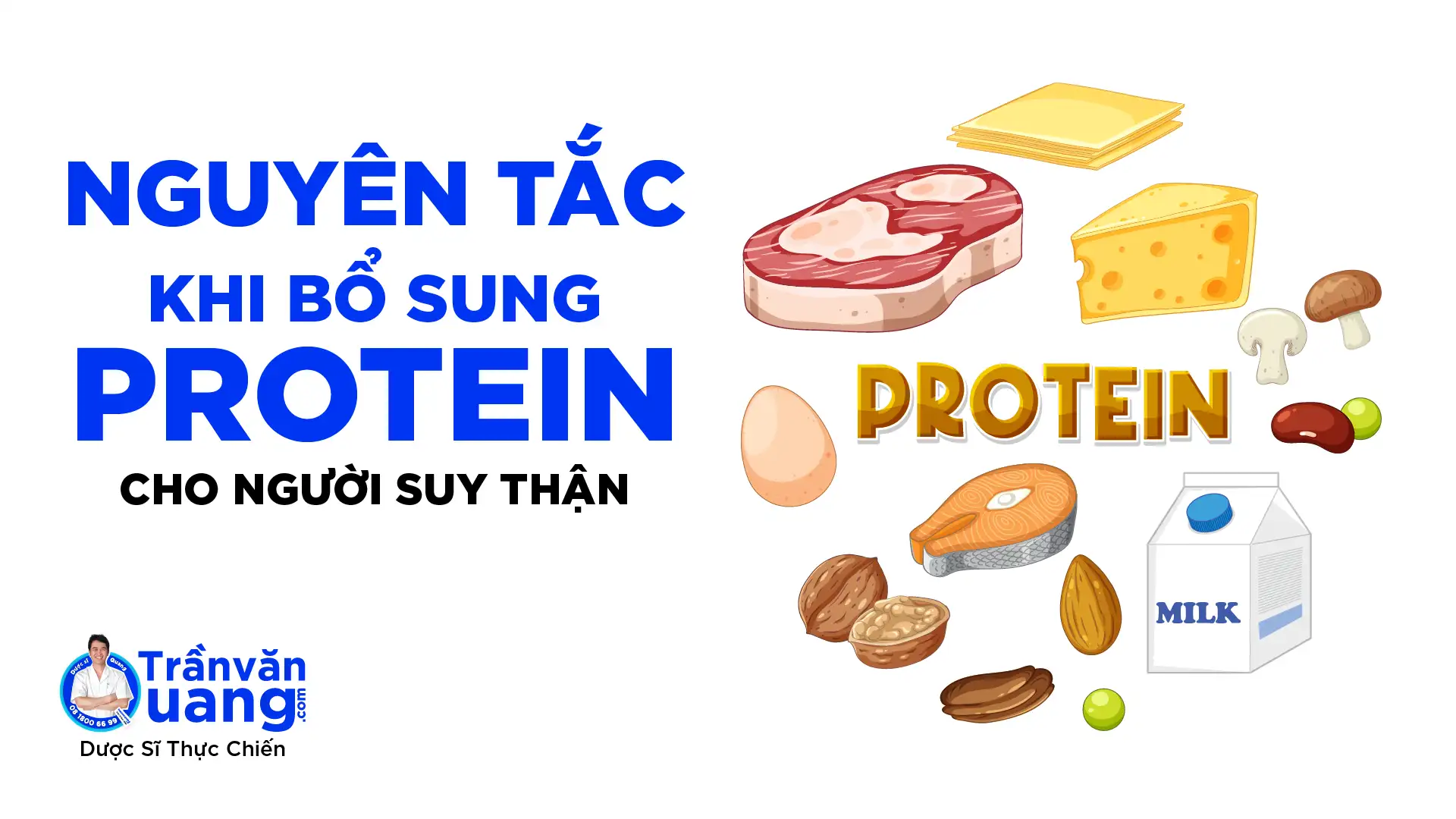 Bổ sung protein đúng cách cho người suy thận giai đoạn 3!