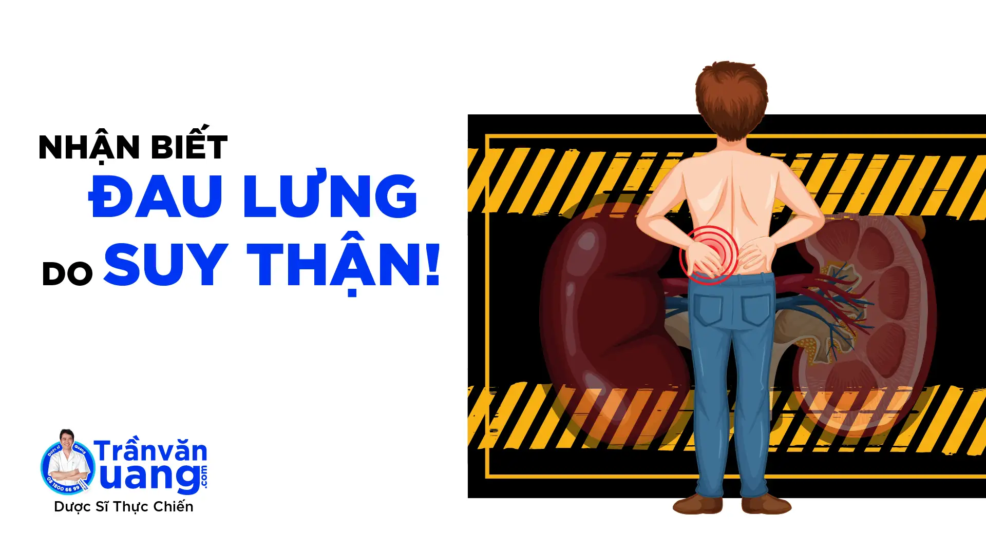 Đau lưng có phải là do suy thận không?