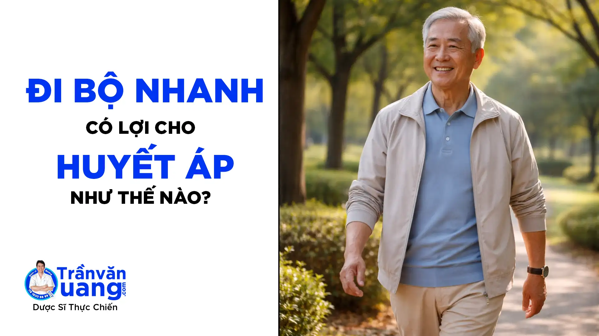Đi bộ nhanh có lợi cho tim mạch và huyết áp như thế nào?