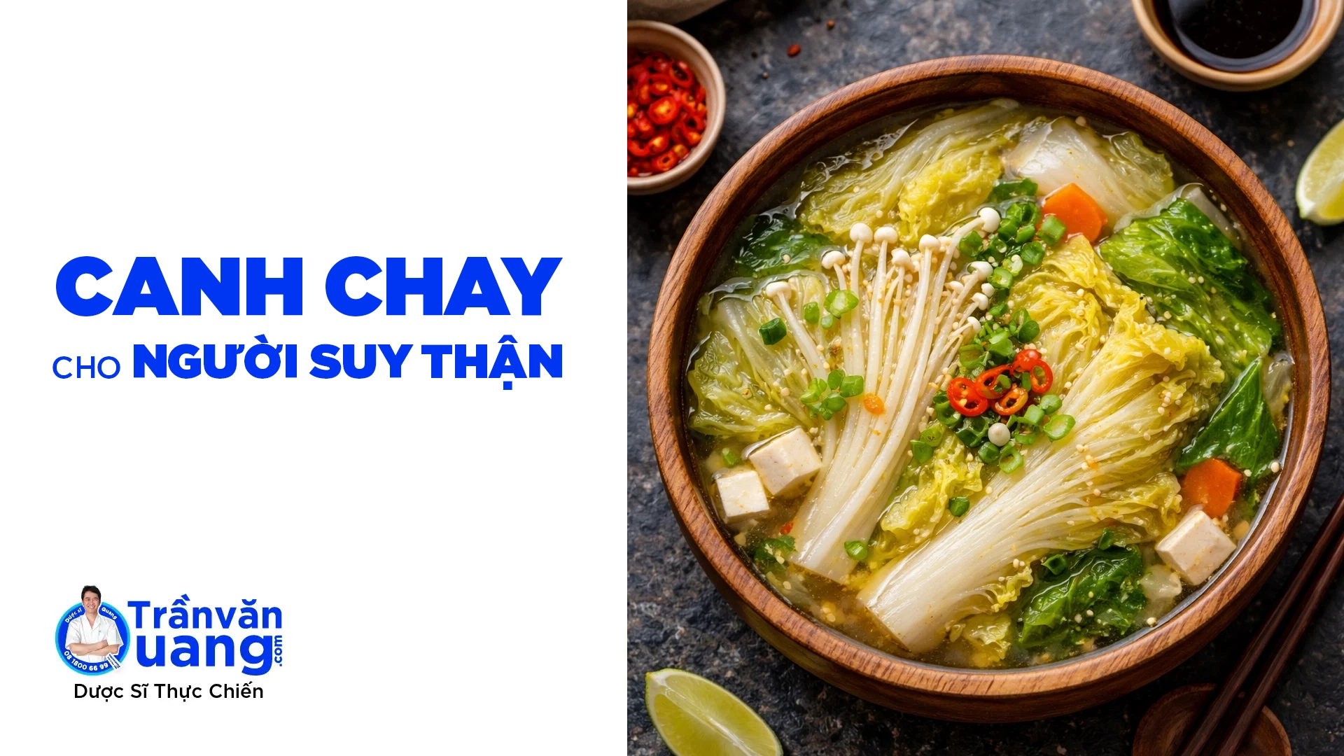 6 Món Canh Chay Cho Người Suy Thận Mạn: Dễ Nấu – Nhẹ Thận – Đủ Dinh Dưỡng