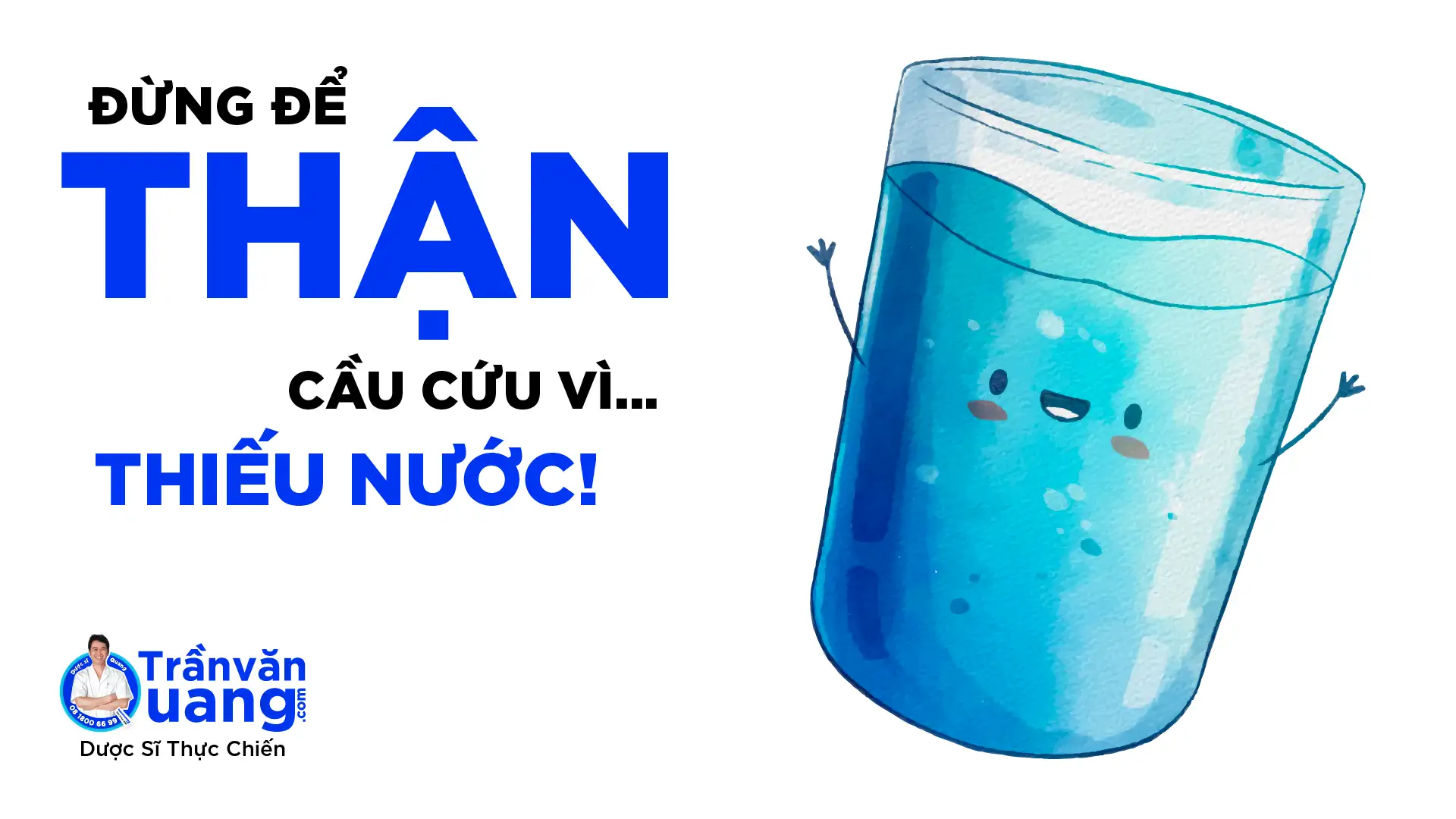 Uống nước đúng cách - Bí quyết để giúp thận khỏe mạnh