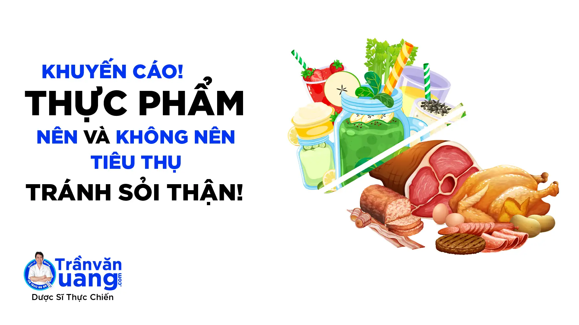 Sỏi thận nên kiêng ăn gì?