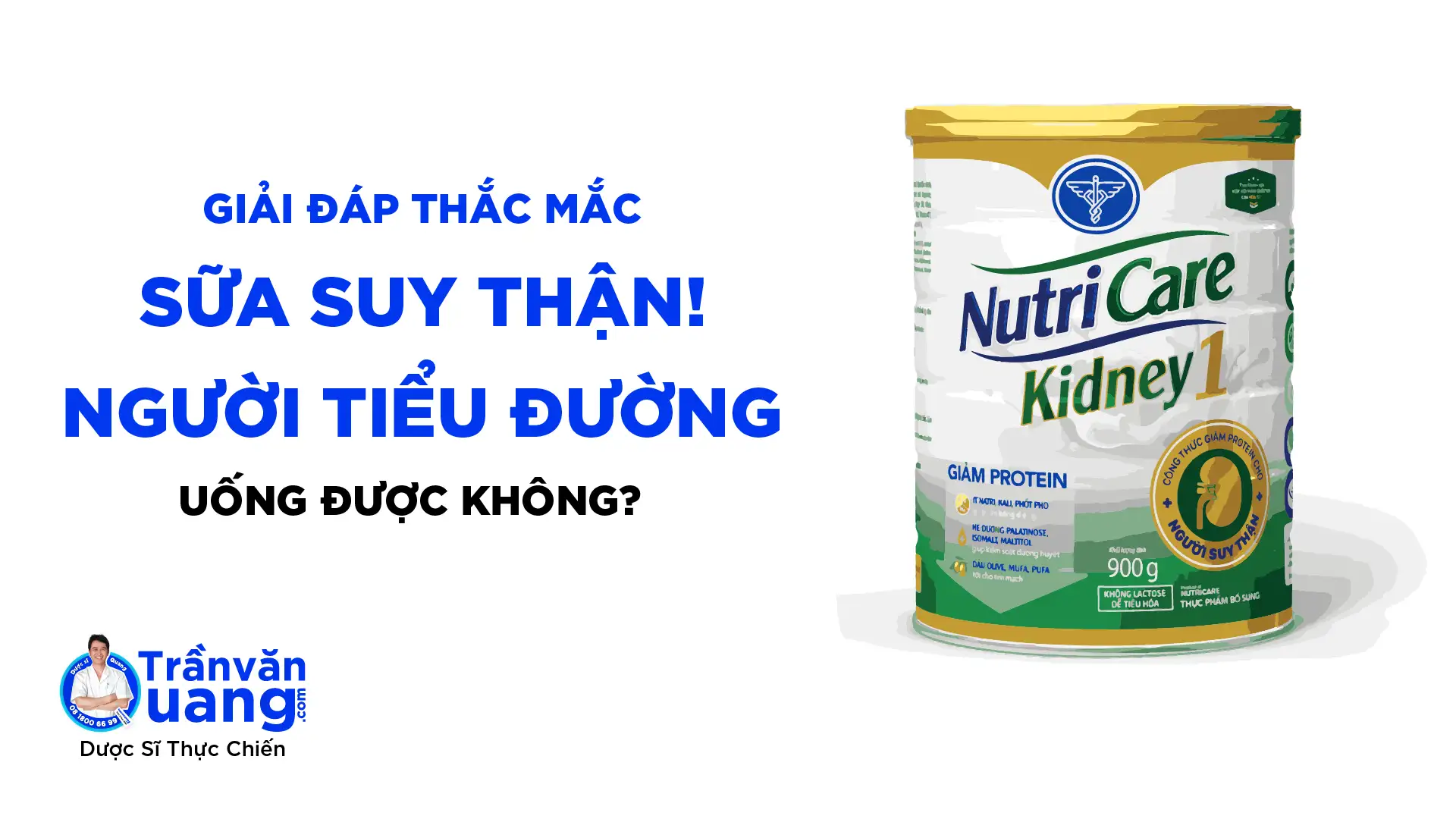 Sữa cho người suy thận trước chạy thận tốt nhất trên thị trường hiện nay!