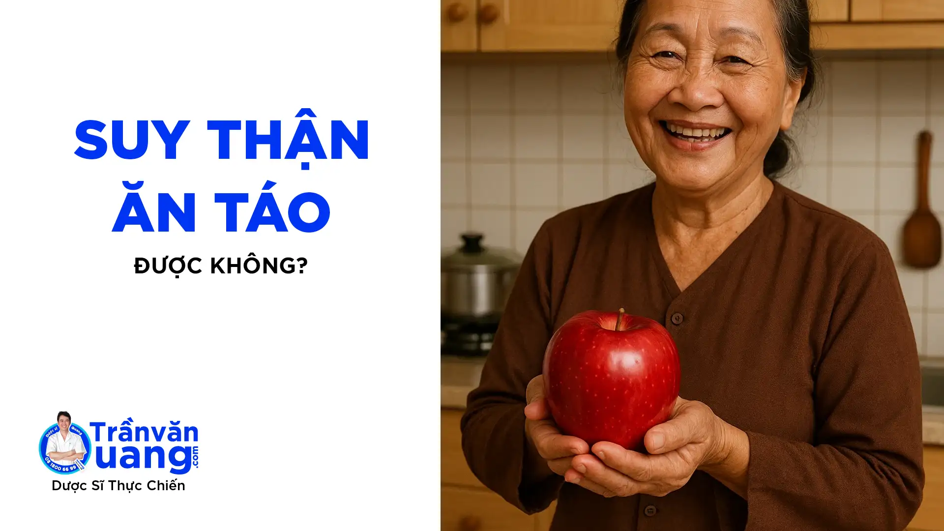 Lợi ích của táo đối với thận? suy thận ăn táo được không?