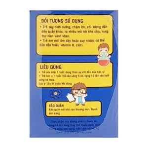 Calci+D3 Bibo Trang Minh 4 vỉ x 5 ống