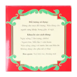 Trật Đả Hoàn TM Trang Minh 1 viên x 10g