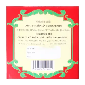 Trật Đả Hoàn TM Trang Minh 1 viên x 10g