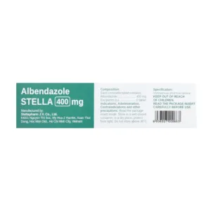 Albendazol Stella 400mg 1 vỉ x 1 viên