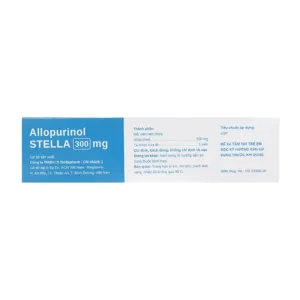 Allopurinol Stella 300mg 3 vỉ x 10 viên