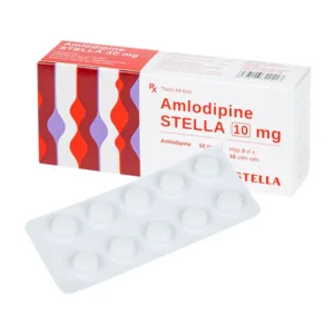 Amlodipine Stella 10mg 3 vỉ x 10 viên