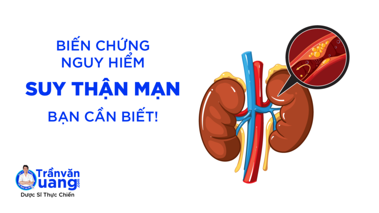 Suy thận mạn và các biến chứng trên cơ thể