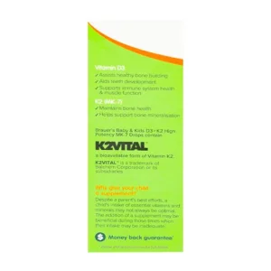 Brauer Baby Kids D3+K2 High Potency MK-7 Drops 10ml