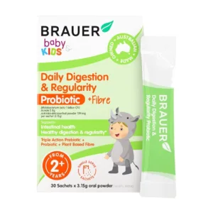 Brauer Baby Kids Daily Digestion Regularity Probiotic 30 gói x 3.15g