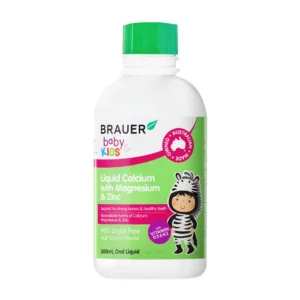 Brauer Baby Kids Liquid Calcium With Magnesium Zinc 500ml