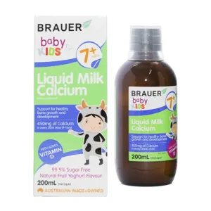 Brauer Baby Kids Liquid Milk Calcium 200ml