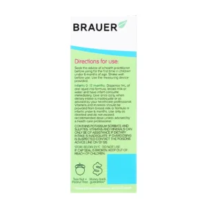 Brauer Baby Kids Liquid Multivitamin For Infants 45ml