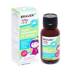 Brauer Baby Kids Liquid Multivitamin For Infants 45ml