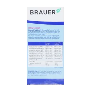 Brauer Baby Toddler Probiotic Powder 60g