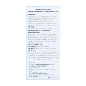 Brauer Baby Toddler Probiotic Powder 60g