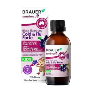 Brauer Black Elderberry Cold Flu forte 100ml