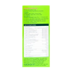 Brauer Kids Liquid Multivitamin With Iron 200ml