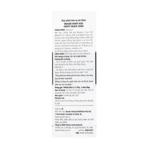 Brauer Kids Manuka Honey Chesty Cough 100ml