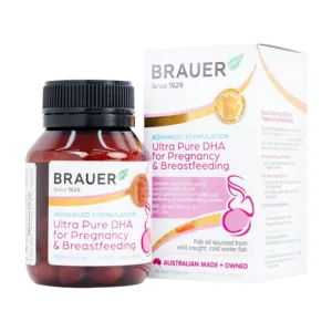 Brauer Ultra Pure DHA For Pregnancy Breastfeeding 60 viên