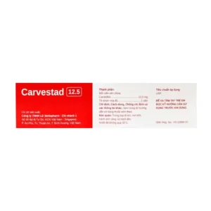Carvestad 12.5 Stellapharm 3 vỉ x 10 viên