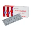 Carvestad 6.25 Stellapharm 3 vỉ x 10 viên