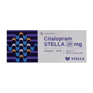 Citalopram Stella 20mg 3 vỉ x 10 viên
