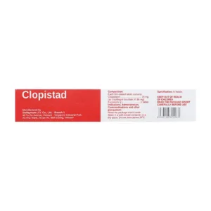 Clopistad 75mg Stellapharm 3 vỉ x 10 viên