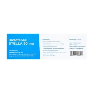 Diclofenac 50mg Stella 5 vỉ x 10 viên