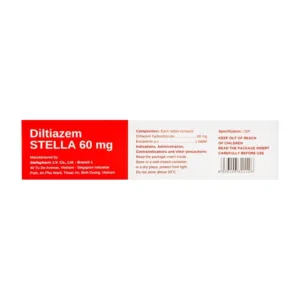 Diltiazem Stella 60mg 3 vỉ x 10 viên