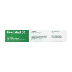 Fexostad 60mg Stella 1 vỉ x 10 viên