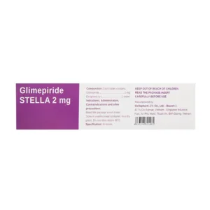Glimepiride Stella 2mg 3 vỉ x 10 viên