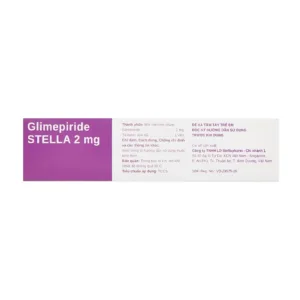 Glimepiride Stella 2mg 3 vỉ x 10 viên