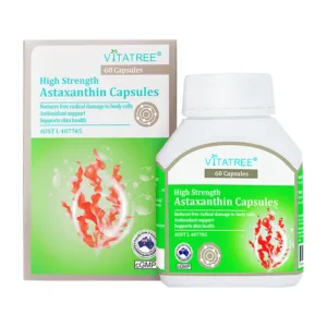High Strength Astaxanthin Capsules Vitatree 60 viên
