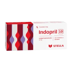 Indopril 10 Stellapharm 3 vỉ x 10 viên