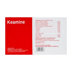 Keamine Stellapharm 6 vỉ x 10 viên