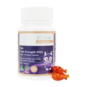 Kids High Strength DHA Algae Oil plus Lutein Vitatree 30 viên