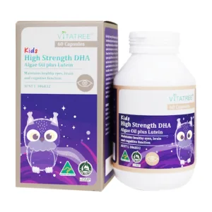 Kids High Strength DHA Algae Oil plus Lutein Vitatree 60 viên