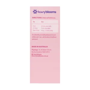 Kids Liquid Multi-Vitamins Henry Blooms 100ml