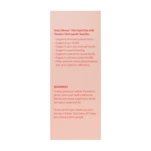 Kids Liquid Zinc With Vitamin C Henry Blooms 100ml