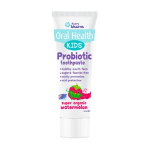 Kids Probiotic Toothpaste Super Organic Watermelon Henry Blooms 50g