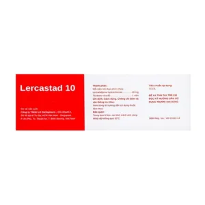 Lercastad 10 Stellapharm 6 vỉ x 10 viên