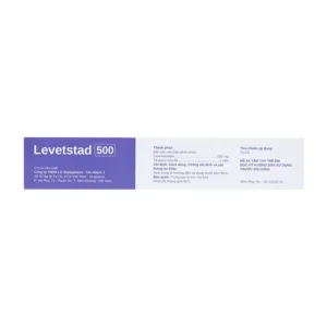 Levetstad 500mg Stella 3 vỉ x 10 viên