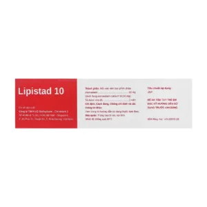 Lipistad 10 Stellapharm 3 vỉ x 10 viên