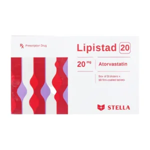 Lipistad 20 Stellapharm 3 vỉ x 10 viên
