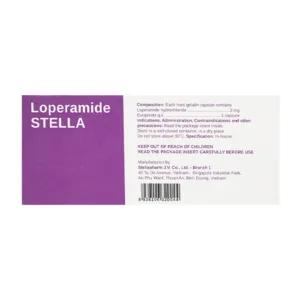 Loperamide Stella 2mg 5 vỉ x 10 viên